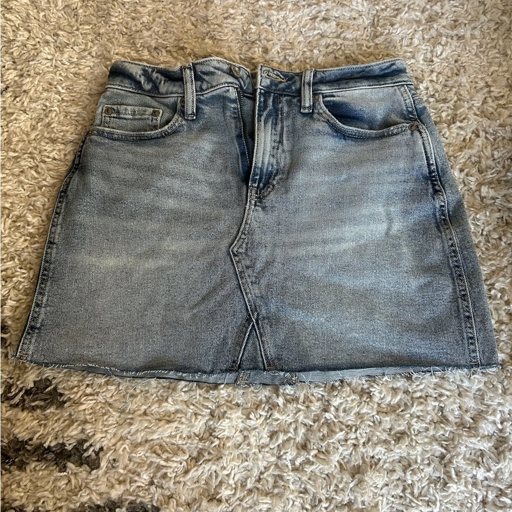 SO jean skirt